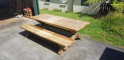 Outdoor X Table set ( free delivery)